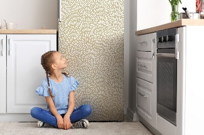 Magnetischer kühlschrank-aufkleber Beige boho tränen