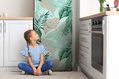 Magnetischer kühlschrank-aufkleber Tropenblätter