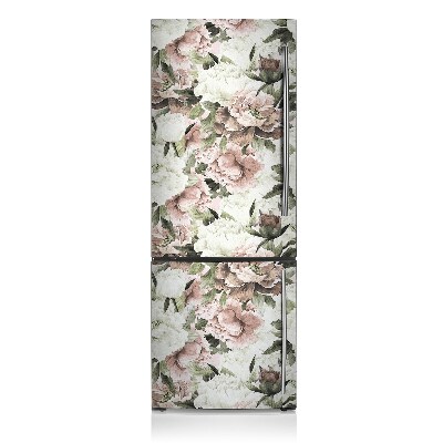 Magnet auf kühlschrank folie dekoration Verschiedene blumensträuße