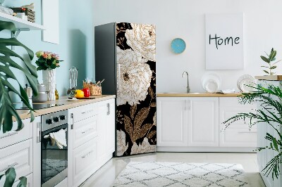 Kühlschrank matte Rosen im retro-stil