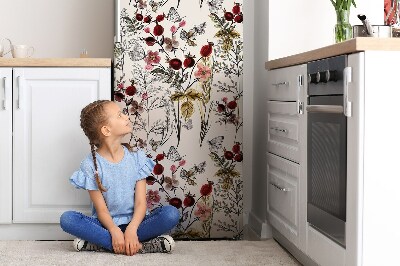 Kühlschrank matte Feldblumen