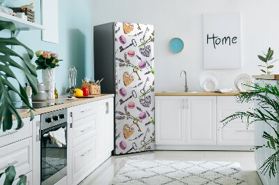 Kühlschrank aufkleber Weiblicher vintage-stil
