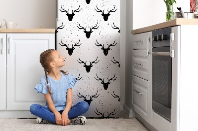 Kühlschrank aufkleber Minimalistisches hirschmuster