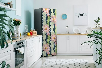 Magnet auf kühlschrank folie dekoration Kaktusblüten