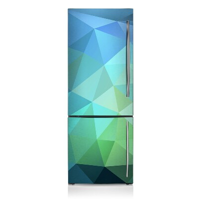 Kühlschrank matte Zusammenfassung blau