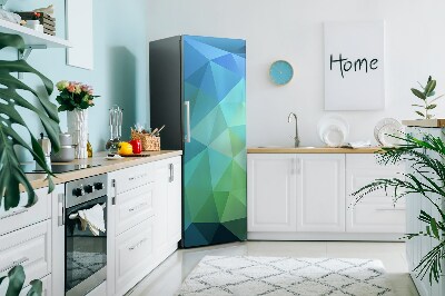 Kühlschrank matte Zusammenfassung blau