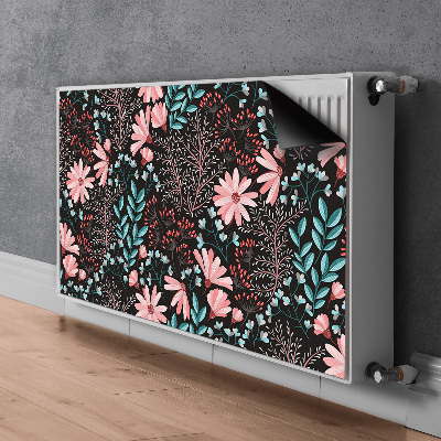 Heizkörperverkleidung magnet Vintage blumen