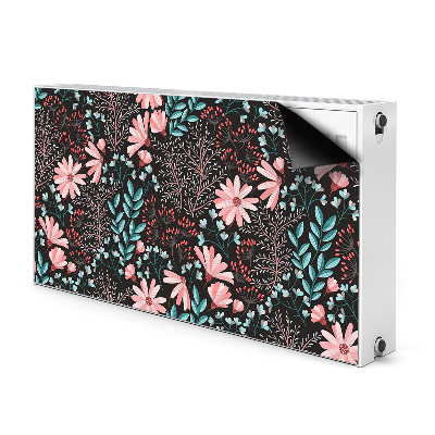 Heizkörperverkleidung magnet Vintage blumen