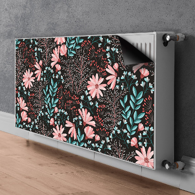 Heizkörperverkleidung magnet Vintage blumen