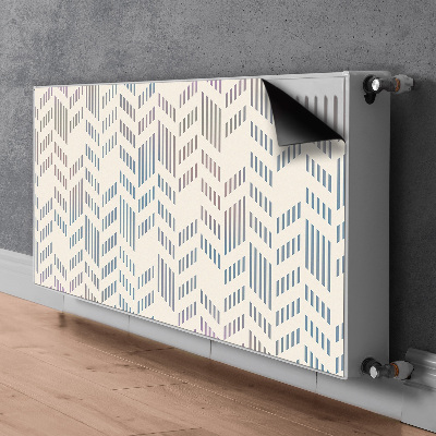 Heizkörperverkleidung magnetisch Geometrischer fischgräten