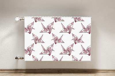 Dekorativer Heizkörpermagnet Origami-vögel