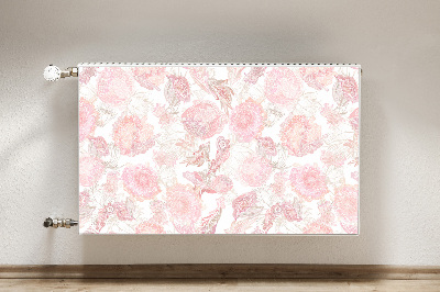 Heizkörperverkleidung magnet Blumenmuster
