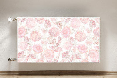 Heizkörperverkleidung magnet Blumenmuster