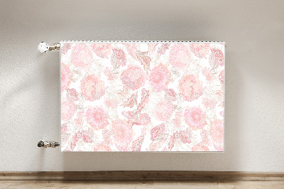Heizkörperverkleidung magnet Blumenmuster