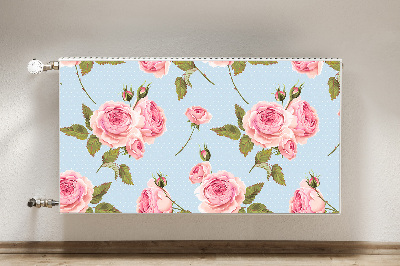 Magnet Heizkörperverkleidung Rosen mit blättern