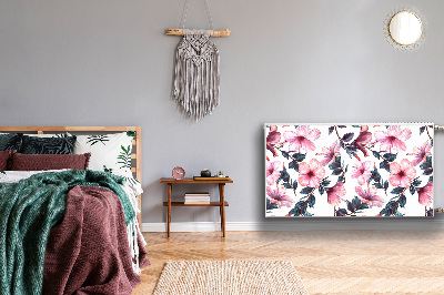 Heizkörperverkleidung magnet Hibiskusblüten