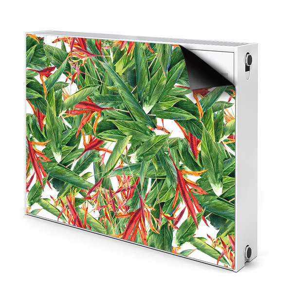 Heizkörperverkleidung magnetisch Exotische blüten