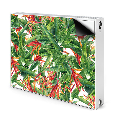 Heizkörperverkleidung magnetisch Exotische blüten