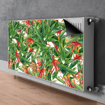 Heizkörperverkleidung magnetisch Exotische blüten