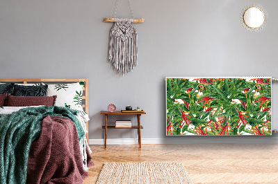 Heizkörperverkleidung magnetisch Exotische blüten