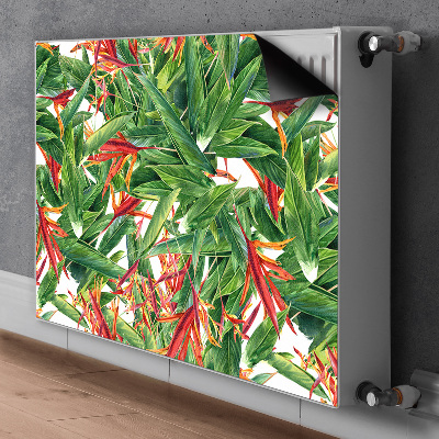 Heizkörperverkleidung magnetisch Exotische blüten
