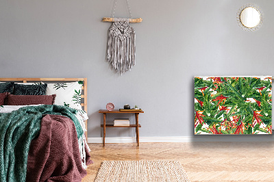 Heizkörperverkleidung magnetisch Exotische blüten
