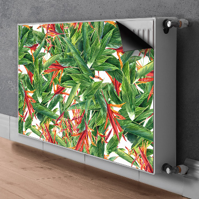 Heizkörperverkleidung magnetisch Exotische blüten