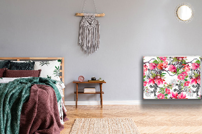 Heizkörperverkleidung magnet Aquarellblüten