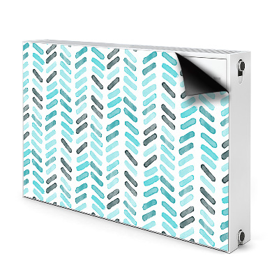 Magnet Heizkörperverkleidung Fischgrät-aquarell