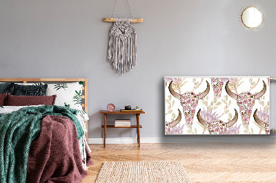 Magnet Heizkörperverkleidung Blumenschädel