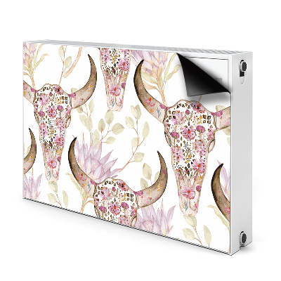 Magnet Heizkörperverkleidung Blumenschädel