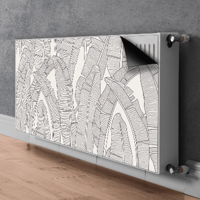 Heizkörperverkleidung magnet Bananenblätter