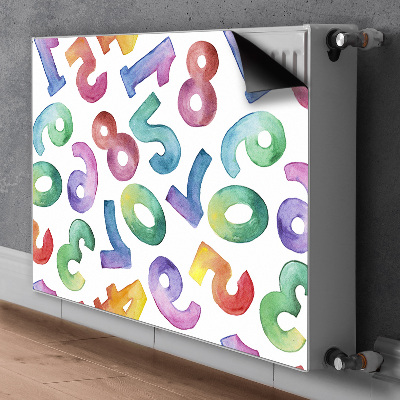 Heizkörperverkleidung magnet Bunte buchstaben