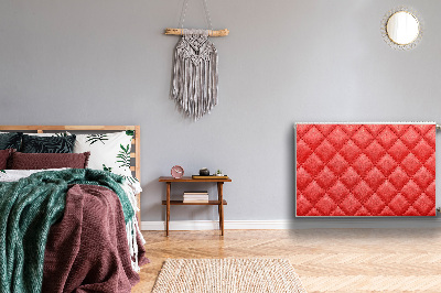 Heizkörperverkleidung magnetisch Rotes diamantmuster