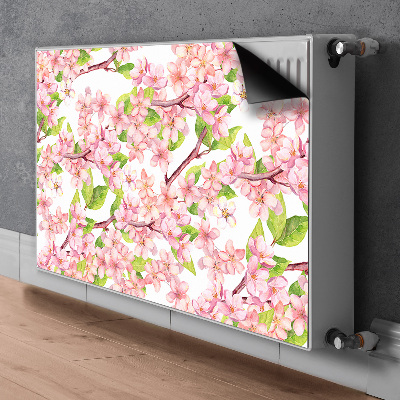 Heizkörperverkleidung magnet Kirschblüten