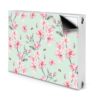 Heizkörperverkleidung magnet Kirschblüten
