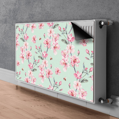 Heizkörperverkleidung magnet Kirschblüten