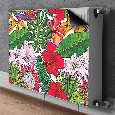Heizkörperverkleidung magnet Farbenfrohe blumen