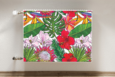 Heizkörperverkleidung magnet Farbenfrohe blumen