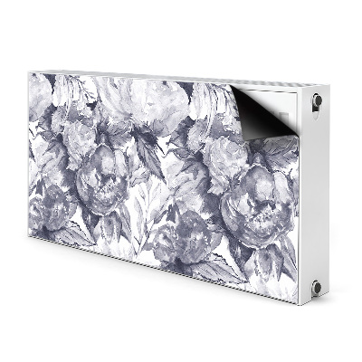 Magnet Heizkörperverkleidung Graue blüten