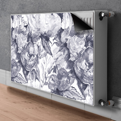 Magnet Heizkörperverkleidung Graue blüten