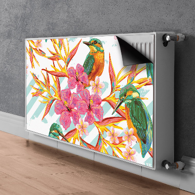 Heizkörperverkleidung magnet Sommervögel