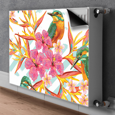 Heizkörperverkleidung magnet Sommervögel