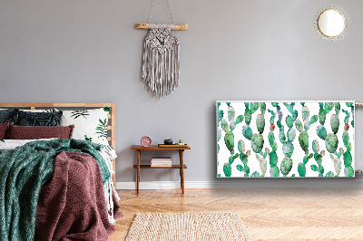 Heizkörperverkleidung magnet Aquarell cacti