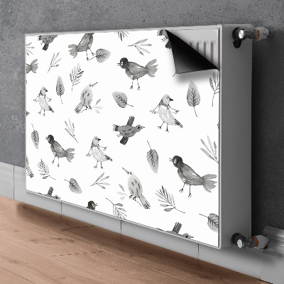 Magnet Heizkörperverkleidung Gezogene vögel