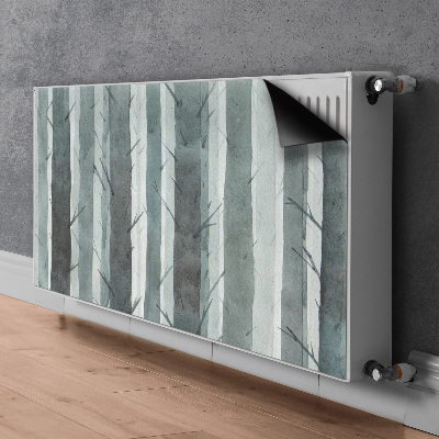 Heizkörperverkleidung magnetisch 3d-streifenmuster