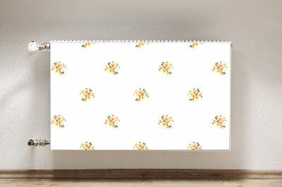 Dekorative Heizkörperabdeckung Mini-blumensträuße