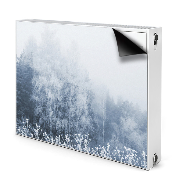 Heizkörperverkleidung magnetisch Winterbäume