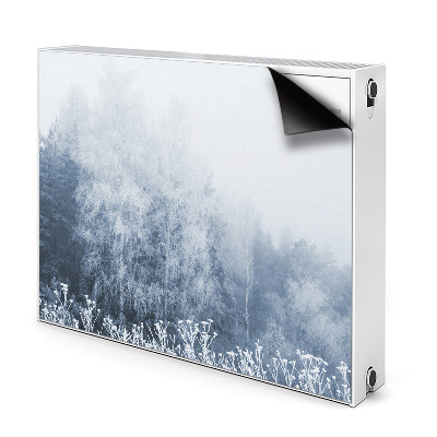 Heizkörperverkleidung magnetisch Winterbäume