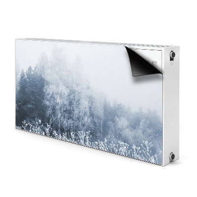 Heizkörperverkleidung magnetisch Winterbäume